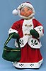 Annalee 28" Winterberry Mrs Santa - Mint