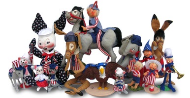 Annalee Patriotic Dolls for the 4th of July