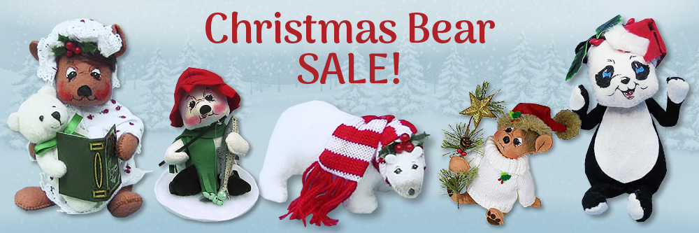 Annalee BEAR SALE - Christmas, Panda & Polar Bear