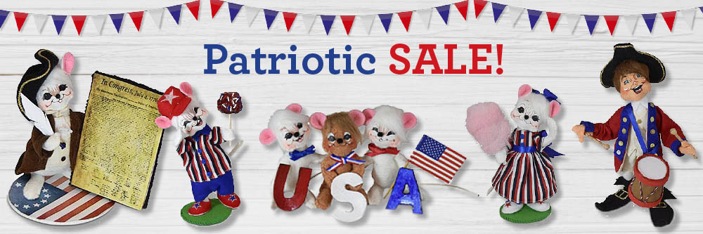 ANNALEE PATRIOTIC SALE