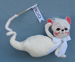 Annalee 8" Ghost Mouse - Mint - Prototype - 027205