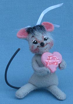Annalee 3" I'm Yours Girl Mouse - Mint - Prototype  - 029902