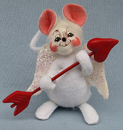 Annalee 4" Cupid Mouse - Mint - 031904ox