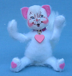 Annalee 4" All My Hearts Kitty Cat - Mint - 033407