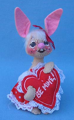 Annalee 7" Be Mine Valentine Bunny - Mint - 033584