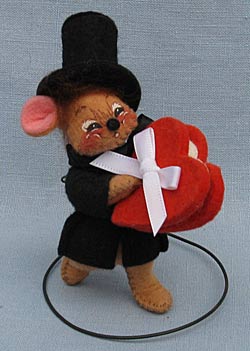 Annalee 3" Sweetheart Boy Mouse Pin - Mint - 033895sqxt