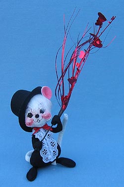 Annalee 7" Heart Felt Boy Mouse - Mint - 034100