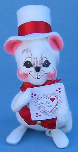 Annalee 6" Valentine Boy Mouse - Mint - 034105ox