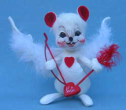 Annalee 6" Cupid Mouse - Mint - 034107