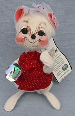 Annalee 7" A Girls Best Friend Diamond Mouse - Mint - 034401bew Annalee 7" A Girls Best Friend Diamond Mouse - Mint - 034401bew