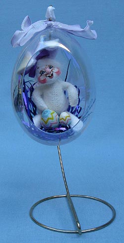 Annalee 3" Bunny Ornament with Stand - Mint - 050805