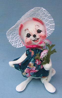 Annalee 7" Sunday Best Girl Mouse - Mint - 055000