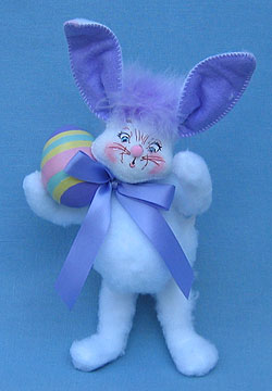 Annalee 6" Lavender Bunny with Egg - Mint - 060905
