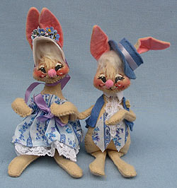 Annalee 7" E.P. Boy & Girl Bunny - Excellent - 0615-0610-83a