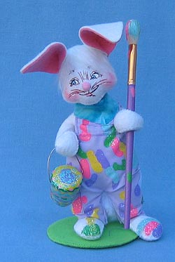 Annalee 7" Painter Bunny - Mint - 062206ox