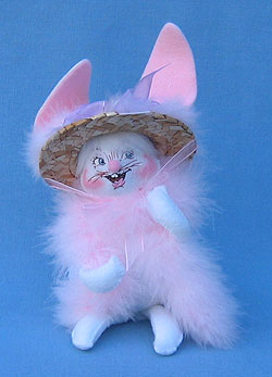Annalee 6" Pink Fancy Bunny - Mint - 062606