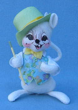 Annalee 6" Spring Boy Mouse - Mint - 085006