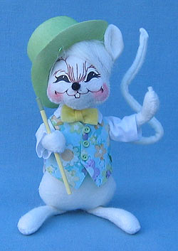 Annalee 6" Spring Boy Mouse - Mint - 085006sqxt