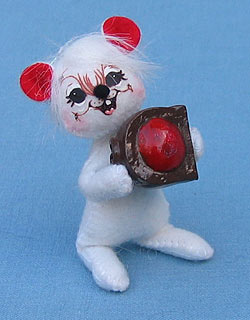 Annalee 3" Sweet Nibbles Chocolate Covered Cherry Mouse - Mint - 100208