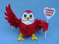 Annalee 5" Whooo Loves You Owl - Mint - 101009