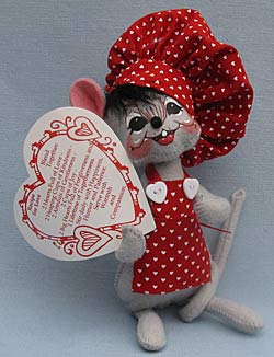 Annalee 7" Recipe for Love Mouse - Mint - 101409