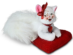 Annalee 3" Sweetheart Kitty Cat 2022 - Mint - 110022