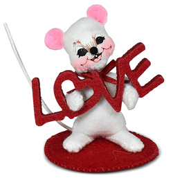 Annalee 3" LOVE Mouse 2023 - Mint - 110023