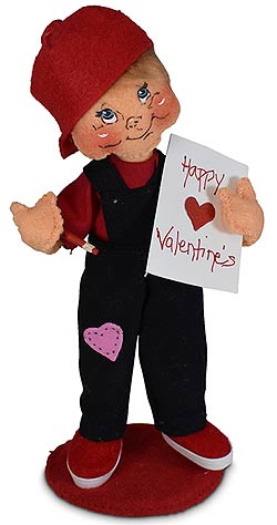 Annalee 8" Crafty Valentine Boy 2021 - Mint - 110821