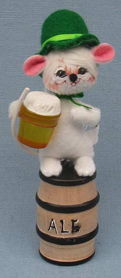 Annalee 3" Cheers To You Mouse - Near Mint - 150112a