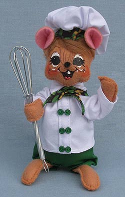 Annalee 6" Irish Chef Mouse with Wisk 2017 - Mint - 150617