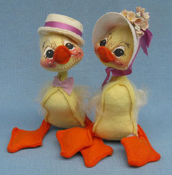 Annalee 5" E.P. Boy & Girl Duckling - Mint / Near Mint - 1510-1505-84