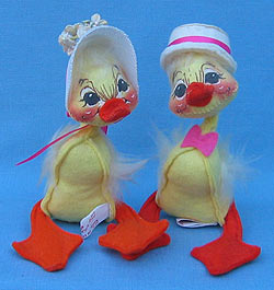 Annalee 5" E.P. Boy & Girl Duckling - Mint - 1510-1505-85
