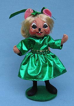 Annalee 6" Riverdance Girl Mouse - Mint - 151709