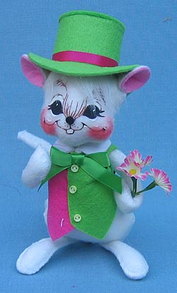 Annalee 6" Spring Boy Mouse - Mint - 152707