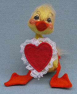 Annalee 5" Valentine Sweetheart Duck - Mint /Near Mint - 153083
