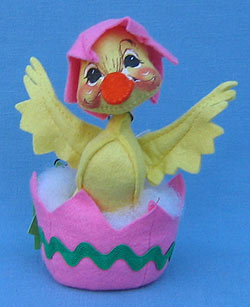 Annalee 5" Duck in Pink Egg - Mint - 153288p