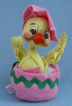Annalee 5" Duck in Pink Egg - Near Mint - 153288pwob