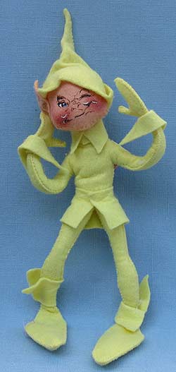 Annalee 10" Yellow Spring Elf - Mint - 158090w