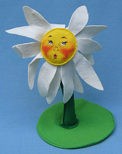 Annalee 12" Flower - Daisy with Face - Mint - 159293