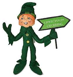 Annalee 5" Leprechaun Crossing Elf 2023 - Mint - 160423