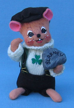 Annalee 6" A Bit of Blarney Mouse - Mint - 170306