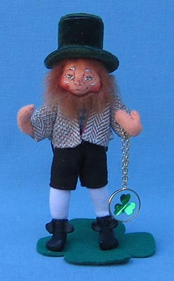 Annalee 6" Wishing You Good Luck Leprechaun - Mint - 170606ox