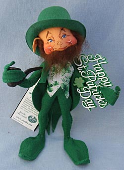 Annalee 10" Leprechaun Happy St. Patricks Day Greeting - Mint - 171001oxlip Annalee 10" Leprechaun Happy St. Patricks Day Greeting - Mint - 171001oxlip