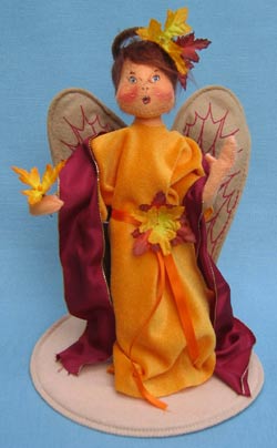 Annalee 10" Autumn Angel in Orange Robe - Mint - 193297ooh