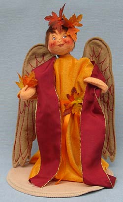 Annalee 10" Autumn Angel in Orange Robe - Mint - 193297ox