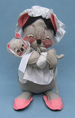 Annalee 12" Mother Mouse with Baby - Near Mint - 196487xx