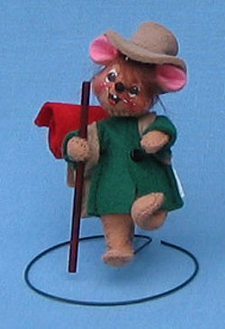 Annalee 3" Hiker Mouse - Mint - 199696