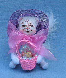 Annalee 4" Easter Kitty Cat - Mint - 200609