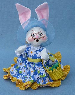 Annalee 6" Easter Girl Bunny - Mint - 200910