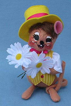 Annalee 6" Spring Boy Mouse - Mint - 201010